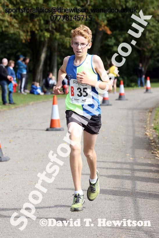 Boys under-15s, Northern Road Relays, Blackpool. Photo: David T. Hewitson/Sports for All Pics